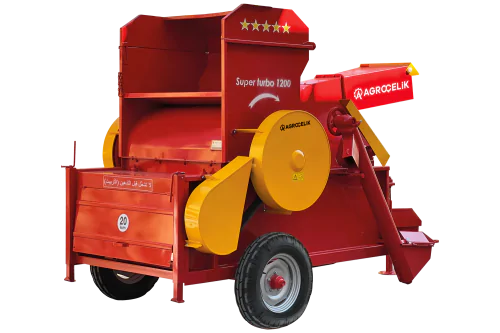 THRESHER MACHINE WITH SCRW AND SHAFT