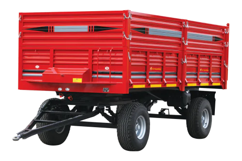 DOUBLE AXLE BACK TIPPING TRAILER